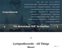 Tablet Screenshot of lyriquediscorde.com